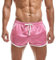 AIMPACT Sport Shorts Herren 3 Inch Mesh Bodybuilding Shorts Atmungsaktiv Turnhose Herren Kurz Training Fitness Sporthose mit Tasch (Rosa-XL)