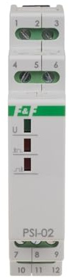 Signalwandler-IMPULS 230V AC 2Z 8A PSI-02-230V f&f 5908312591597