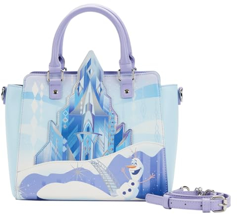 Loungefly Disney Frozen Princess Castle Crossbody, azurblau, Einheitsgröße