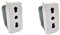 Vetrineinrete® Kit di 2 Prese bipasso bivalente 10-16A compatibile con vimar plana presa elettrica a muro spina (Bianco)
