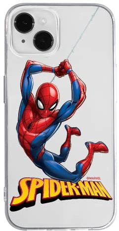 Ert Group Funda para teléfono móvil Apple iPhone 14 Plus Original y con Licencia Oficial de Marvel con diseño Spider Man 019 Adaptada a la Forma del teléfono móvil, parcialmente Transparente