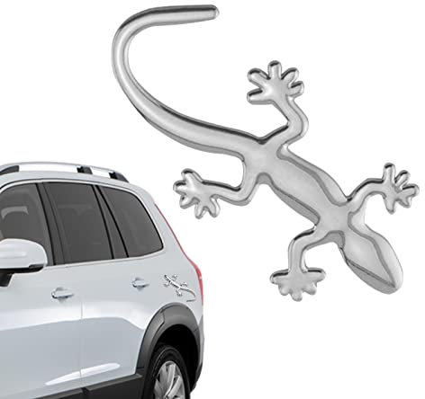 WOTEG Gecko-Autoaufkleber | Mode 3D-Gecko-Form | Gecko Aufkleber Abzeichen Abzeichen Dekoration Autozubehör