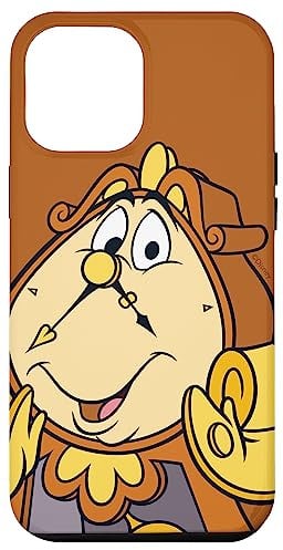 iPhone 13 Pro Max Disney Beauty and the Beast Cogsworth Case