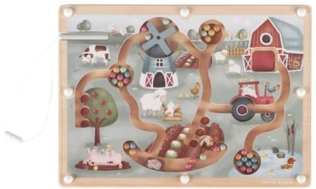 Little Dutch 7164 Magnet-Spiel Labyrinth Bauernhof - Little Farm