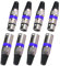 3 Pin XLR Connector, XLR Cable Connector Male and Female for DMX Signal Wire or Audio Mixer Microphone Connector (Metal Shell 4 Sets Blue)