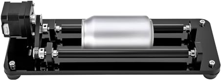 Laser-Rotationswalze, Laser Rotary Roller 3 Stufen der Einstellung (0-30mm), Gravurzylinder-Durchmesser 30-200mm, Laser Graviermaschine Rotationsaufsatz