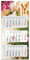 Timr 3-Monatskalender 2025 Mallorca I Wandkalender 3 Monate I 33 x 70 cm I mehrsprachig D/GB/F/ES Jahresplaner mit Schieber I Mehrblatt-Kalender I tr262