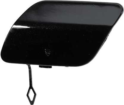 A ABSOPRO Copertura Gancio di Traino Posteriore Destra Copertura Gancio Traino Tappo Nero Metallico Adatta per Mercedes-Benz Classe C W205 2015-2020 No.A2058850224 - Confezione da 1