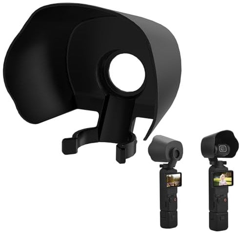 LICHIFIT Camera Lens Hood for DJI OSMO POCKET 3 Lens Protective Cover Guard Sunshade Anti-Glare Lens Sun Hood Cap Accessories