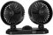 Gadpiparty 12v Ventilatore Auto Oscillante Doppio Doppia Porta Usb Ventilatore Per Veicoli Silenzioso e Vibration Auto Suv Van e