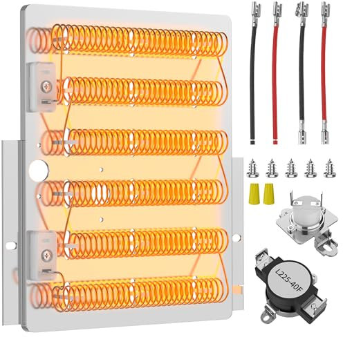 503978 61927 Kit di elementi riscaldanti per asciugatrice Speed Queen, ricambio 964p3 510329 61928 Elemento riscaldante, sostituisce le parti dell'essiccatore Speed Queen May-tag Amana ADE3SRGS173TW01