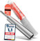 Brandvoll® SDS Plus Erdnageleintreiber perfekt um Tiefenerder, Erdungsspieße, Staberder zu versenken. L 170 mm, Ø 25 mm Außen, Ø 20 mm Innen (SDS-Plus 20mm)