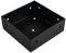Heavy Duty Black Powder Coated Bolt Down Pergola Post Support | Fence Post Bracket | Post Holder (150mm - 6x6)