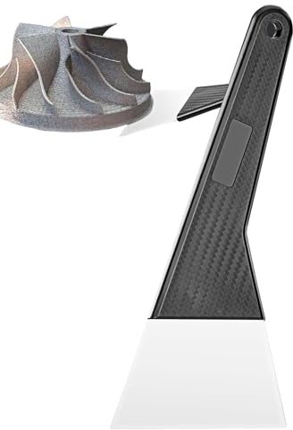 Metal Scraper | 3d Printer Spatula With Comfort Grip - Offices Equipment for Release Leveling Figure Craft Cleaning Prototyping Manufacturing Model Hobby Garden