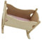 HONMEET 1Pc Mini House Cradle Model Creative Wooden Furniture for Adorable Mini Accessories for Dollhouse for Parties and Educational Play