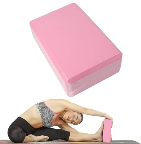 Etucyng 2 Stück, 23 x 15 x 7,5 cm, Fitnessraum, Bricks Block, Yoga, Brick, Pilates, Pilates-Blöcke, Unterstützung für Ihre Praxis und öffnen Sie Ihren Körper für die Dehnung der Meditation und tiefe