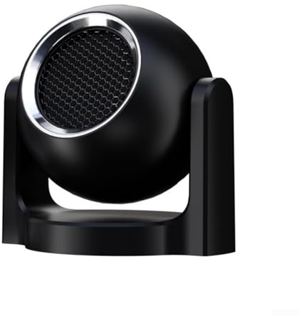 Chauffage de voiture portable 12 V 120 W avec flux d'air rotatif à 360 °, chauffage et déshumidification pour conduite en hiver, design compact en ABS pour un transport facile entre les véhicules
