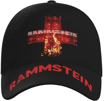 Unisex Rock Band Ra+m+m+s^teins Styling-Cap Modisches Baseballcap mit gebogenem Rand Trendiges Design