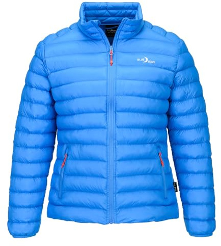 Blue Wave Damen Steppjacke Ornella mit Stehkragen - Gesteppte Jacke packable inkl. Packbeutel in Azur Größe 42