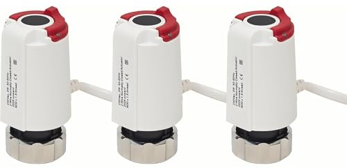 Stellantrieb Fussbodenheizung 230v M30x1,5 NC (stromlos geschlossen), Stellmotor für Fußbodenheizung, Fußbodenheizung Ventil für nahezu jeden Heizkreisverteiler(3)