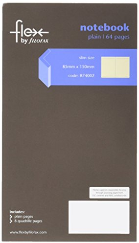 Filofax 874002 Flex Thin Plain Notizbuch Slim