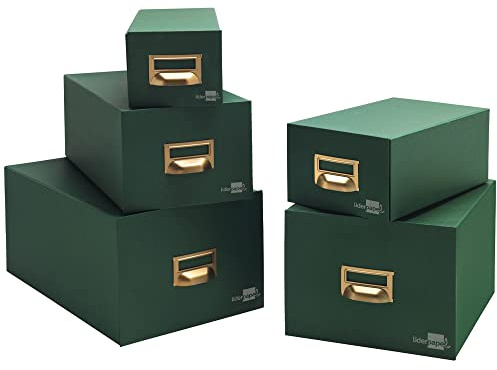 Liderpapel TV02 Karteikasten mit 1000 Karteikarten