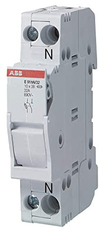abb-entrelec E90 – Base Porte Fusible modulaire secciónador/secciónable e91 N/32 2 modules