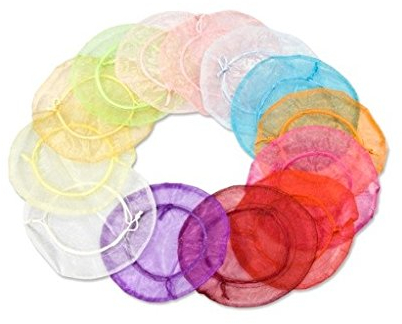 Disok Organzabeutel, rund, 22 cm, blau