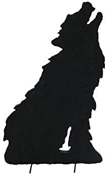 EUROPALMS Silhouette Wolf aus Styropor, Höhe 63cm