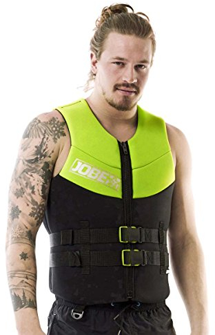 Jobe - Giubbotto salvagente da uomo in neoprene, verde lime, 3XL+