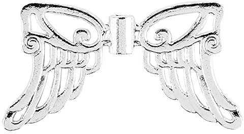 Ideen mit Herz Filigrane Engelsflügel, silber | Spacer, Zwischenperlen, Tibetanische Flügel | Engelsanhänger, Perlenengel, Schutzengel, Engelflügel-Anhänger basteln | DIY Schmuck