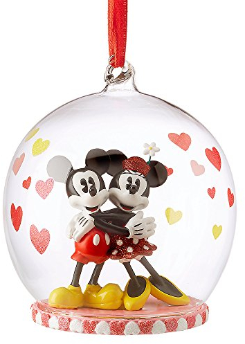 Disney Globe de verre Mickey et Minnie Mouse