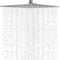 Acefy Regendusche Duschkopf 12 Zoll Edelstahl Regenbrause Quadratische Kopfbrause 360° Drehung Duschkopf Wasserfall Anti-Kalk-Düsen Regenduschkopf 30x30cm,Chrom