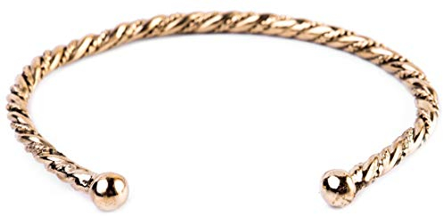 Armreif TORIN Ø 6.4 cm Wikinger Armschmuck Handgeschmiedet Antik Bronze