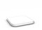 ZENS Qi-zertifiziertes kabelloses Aluminium Lade-Pad weiß, Unterstützt Fast Wireless Charging mit bis zu 10 Watt - Funktioniert mit Allen Geräten mit kabellosem Laden