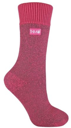THMO - 1 Pair Ladies Thick Winter Warm Thermal Socks with Comfort Top & Smooth Toe Seam