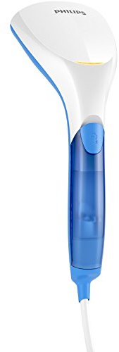 Philips Domestic Appliances Tragbare Dampfbürste GC300/20 - 1000 W, konstanter Dampfausstoß von 20 g/Min, kompakte Lösung für einfaches Glätten, blau/weiß