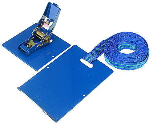 KingLan 130Mm Wide Adjustable Laminate Floor Clamp Flooring Strap Clamps Wooden Board Flooring Installing Straps Blue