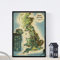 Nacnic Vintage Poster Vintage Poster Europa. Großbritannien. A3 Größe