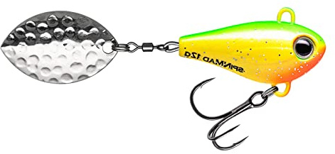 SpinMad Jigmaster 12g Jigspinner - Bleikopf Spinner, Farbe Lieblingsköder:Green Lemon