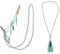 ARBO-INOX Knotenhalfter Zügel Halsring Kombiset Knotenhalfter-Set (Shetty, Ice-Green)