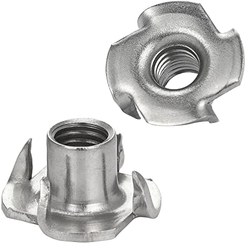 FASTON Einschlagmuttern M5 Edelstahl A2 V2A (30 Stück) Einschlagspitzen Einschlaggewinde Einpressmutter