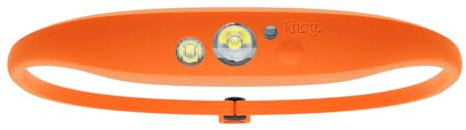 Knog Unisex – Adultos Quokka 150 Linterna frontal Naranja, Talla Única