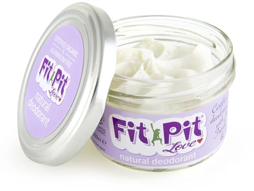 Fit Pit natural deodorant 100ml - certified organic (Jasmine, frankincense & rose) and aluminium free