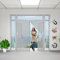 Magnetic Fly Screen Door, 140x200cm Anti Mosquito Fly Curtain Door Screens Nets, Top-to-Bottom Seal Snaps Shut Automatically, Keep Fresh Air in&Bugs Out, Install Without Drilling (Gray)