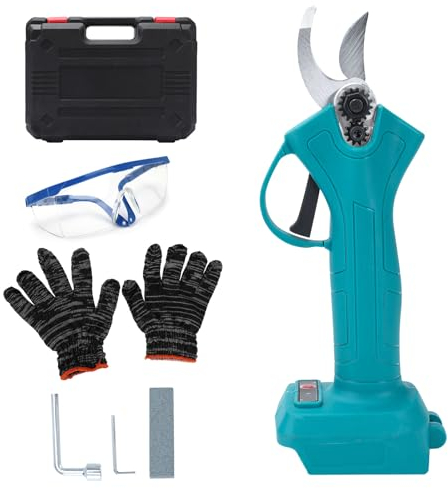 JUDANNA Akku Astschere Elektrische Gartenschere für Makita 18V, Schnurlose Akku Gartenschere 4cm Akku Strauchschere für Beschneiden von Bäumen und Obstbäumen