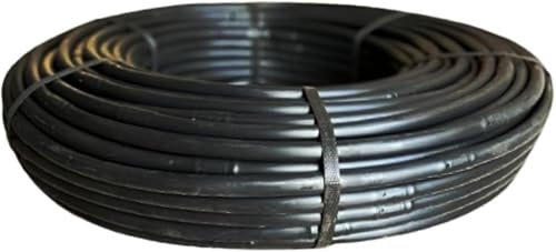 Mugar- Tuberías para Riego por Goteo de 16mm de Diámetro Marrones o Negras con Goteros cada 33cm- Bobinas de Riego por Goteo- Tubos de Goteo de 16mm goteros cada 33cm (Marrón, 100 metros)