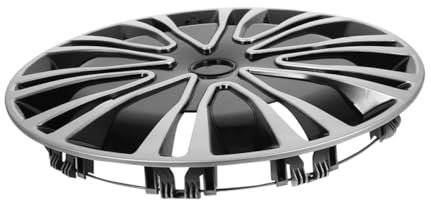 SOLUSTRE Tapacubos De 16 Pulgadas para Coche De Rueda Decorativa Tapacubos De Acero Diseño Fácil Instalación Compatible Vehículos De 16 Pulgadas