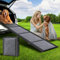 Speuni Dog Ramp for Cars,170Cm Folding Dog with Pet Blanket, Anti-Slip Surface, Pet Stairs Ramp for Medium & Large Up to 116Kg Get Into a Car, SUV, Truck