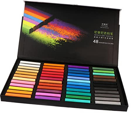 HOODANCOS 1 Satz farbige Kreide Jumbo-Kreide weiche Pastellstifte extra weiche Pastelle zeichenutensilien art supplies wachsmalstifte Künstler Pastelle Skizzierwerkzeuge Kalkstein